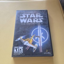 Star Wars Fan Favorites II 2 PC CD-ROM Jedi Outcast Academy Starfighter 4 Discs picture