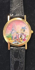 Disney News Euro Disney Resort Salutes Minnie Mouse Watch 1018/2000,need Battery picture