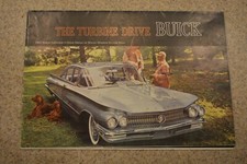 1960 BUICK THE TURBINE DRIVE ORIGINAL SALES BROCHURE picture