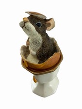 Vintage Munro After the Party Hatched Mouse Egg Cup Figurine 1998 LE 1108/7500 picture