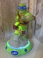 TMNT Leonardo Night Light 8.5” Peachtree Playthings 2015 Nickelodeon LED Works picture