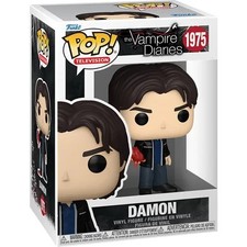The Vampire Diaries Damon Funko Pop Vinyl Figure #1975 With Protector PRESALE picture