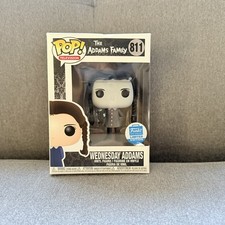 Funko POP Wednesday Addams Black & White #811 NOT MINT picture