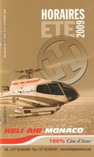 Heli Air Monaco timetable 2009/04/01 picture