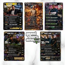 GTA V - Trading Cards - Complete Set (Michael, Trevor, Franklin, Lamar,) picture