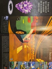 Rare 1995 Sony PlayStation Ridge Racer Launch Ad Lot - 14-Page 32-Bit Campaign picture
