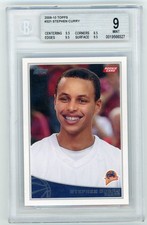 2009-10 Topps Stephen Curry Rookie BGS 9 No. 321 3-9.5 subs .5 away from 9.5 picture