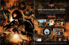 Return to Castle Wolfenstein PS2 Activision WWII Zombie 2003 Magazine Ad picture