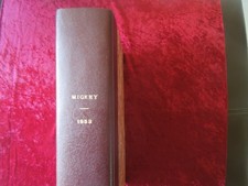 M 3  MICKEY MAGAZINE 1953   FRENCH SWISS +BELGIUM COMPLETE BIND  52 X SEE DESCRI picture