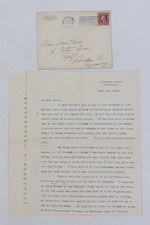 WILLIAM W KEEN | TYPED LETTER SIGNED 1910 picture