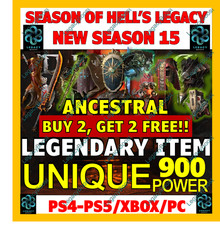 🔥 DIABLO 4 IV✨ALL UNIQUES ITEMS✨ 900 ✨SEASON 15 HELLS LEGACY✨PC PS XBOX ✨S15 picture