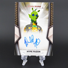 2025 Topps Star Wars Masterwork A-DF Donald Faison Hype Fazon Auto Insert picture