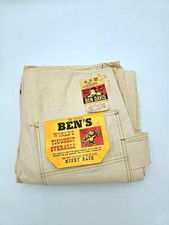 Vintage 1950s Ben Davis Deadstock Canvas Overalls Union Made Original Tags NOS picture