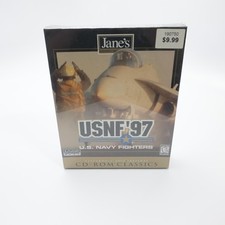 NEW VINTAGE Janes USNF '97 US Navy Fighters CDROM PC Classics Game picture