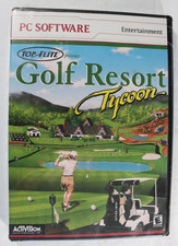 Golf Resort Tycoon Activision Top Flite 2001 PC Windows 95/98/ME New Sealed picture