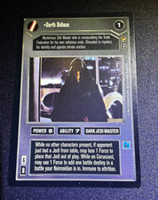 Star Wars CCG Darth Sidious Theed Palace 2001 Decipher SWCCG Rare LP picture