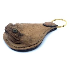 New Exotic Bufo Marinus Cane Toad Body Key Fob Tear Drop 3.25