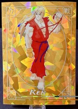 Excellent Condition GOLD Ken 2/10 Capcom Street Fighter Alpha Cardsmiths picture