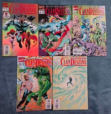 Clandestine Lot Issues 1-5 VF/NM COMBINED SHIPPING picture