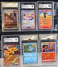 Pokemon Graded Slab Lot Charizard Squirtle Espeon Litleo Dugtrio CGC AGS NXR picture
