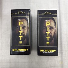 Pair of HBO The Pitt Dr. Robby Robinavitch Pirates  Bobbleheads  picture