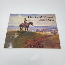 CHARLES M. RUSSELL 1984 ENGAGEMENT CALENDAR picture