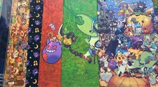 Pokemon Center Japan Halloween Clear File 6 Set Celebi Pikachu Gengar Mimikyu picture