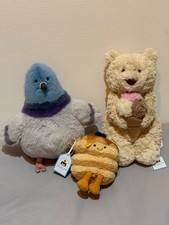 Jellycat [3-piece set] Pancake, Pigeon, and Ice Cream Bear - NYC Limited Edition picture
