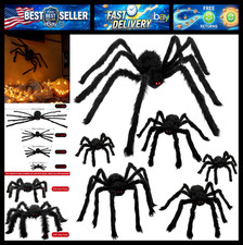 6 Pcs Large Scary Halloween Spider Decorations for Outdoor, Yard picture