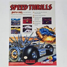 Battle Cars Super Nintendo SNES Speed Thrills Print Ad/Poster Promo Art picture