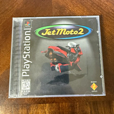 Jet Moto 2 Sony PlayStation 1 PS1 1997 Racing Vehicular Multiplayer BLACK LABEL picture