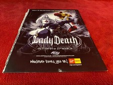 PADA11 ADVERT 11X9 LADY DEATH ON DVD picture
