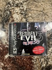 PLAYSTATION Resident Evil 3 Nemesis PS1 CIB Complete 2 Discs W/ Dino Crisis Demo picture
