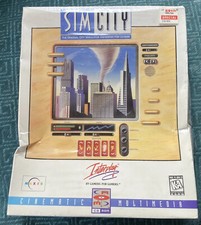 SIM CITY CLASSIC Original City Simulator Maxis PC Game NOS 1997 NEW Sealed picture