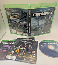 Just Cause 4 Day One Edition Xbox One Game Complete Case Inserts Tested Working picture