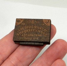 Mini Ouija Board Wooden Miniature Spirit Board & Planchette Communicate Spirits picture