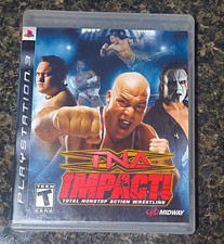 Midway TNA iMPACT Total Nonstop Action Wrestling PS3 CIB w/ Manual Online picture
