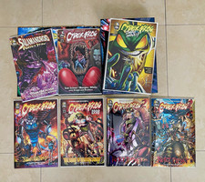 Cyberfrog comic book collection including Bloodhoney box, Card Binder, and more picture