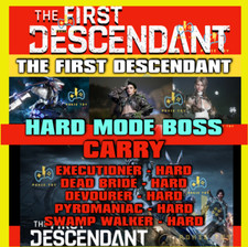 ✨THE FIRST DESCENDANT✨HARD MODE BOSS CARRY✨Devourer Pyromaniac Swamp Dead Bride✨ picture
