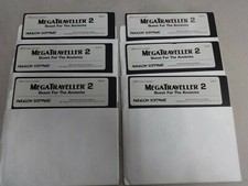 Mega Traveller 2 Vintage PC 5.25 Floppy Disk Only picture