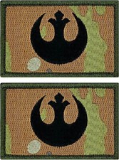 Rebel Alliance Jedi Order Squadron MORALE PATCH  | 2PC HOOK BACKING 3