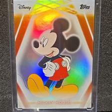 Topps 2026 Disney Chrome Mickey Mouse Neon Etch #200 picture