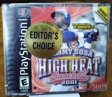 *Sealed* Sammy Sosa High Heat Baseball 2001 Sony PlayStation 1 PS1 picture