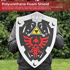 Dark Link Shadow Legends of Zelda Foam Shield for Costume Use - Overall 20.5