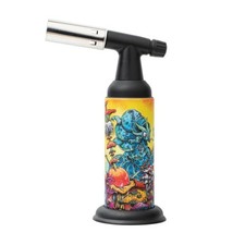 1x Special Blue Torch Monster Pro Art Series Butane Lighter Refillable New 1ct picture