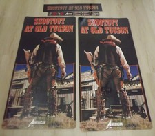 Shootout at Old Tucson American Laser Games 1993 Marquee and Sideart ALG picture