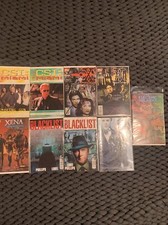 9 Book TV Show TPB/Comic Lot- CSI Miami, X Files, Xena, Blacklist, 24, E Black picture