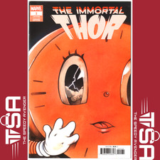 THE IMMORTAL THOR #1 Peach Momoko Miss Minutes Variant Cover First Apps Key Loki picture