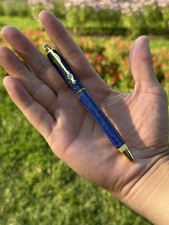 Handcrafted Natural Afghan Lapis Lazuli Pen picture