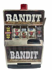 Radica BANDIT Slot Machine Coin Bank circa 2004 - Las Vegas picture